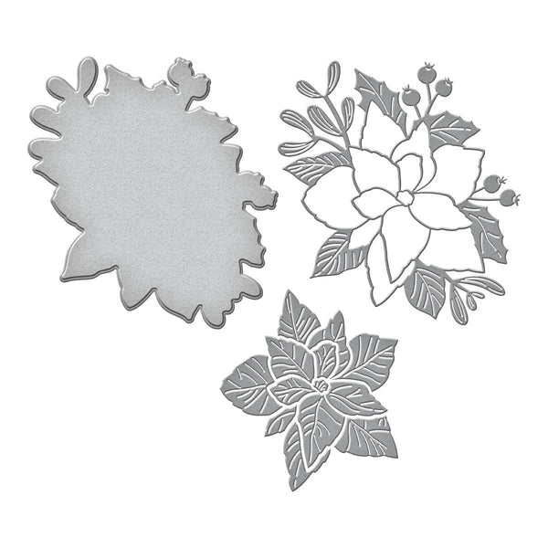 Poinsettia Bloom Etched Dies by Yana Smakula