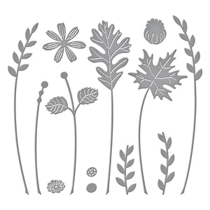 Autumn Sealed Sprigs Etched Dies