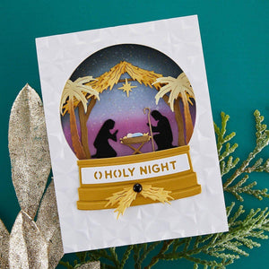 Nativity Scene Etched Dies by Simon Hurley