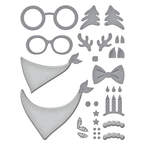 Cats and Pugs Accessories Etched Dies from the Bibi's Cats and Pugs Collection by Bibi Cameron
