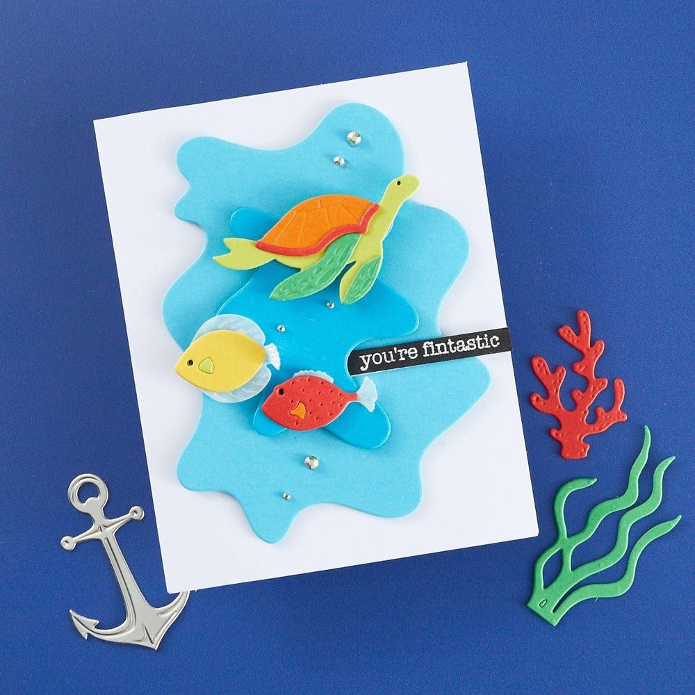 Underwater Marine Life Etched Dies by Vicky Papaioannou