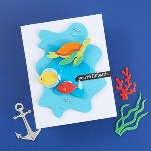 Underwater Marine Life Etched Dies by Vicky Papaioannou