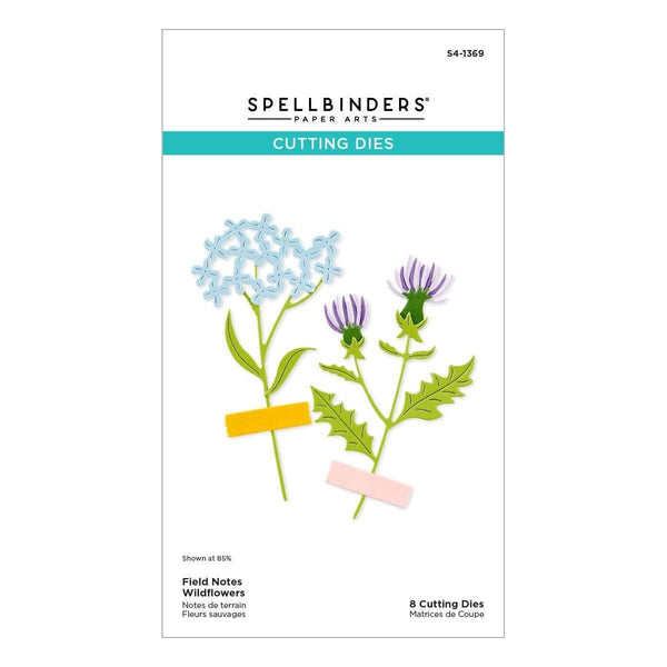 Field Notes Wildflowers Etched Dies