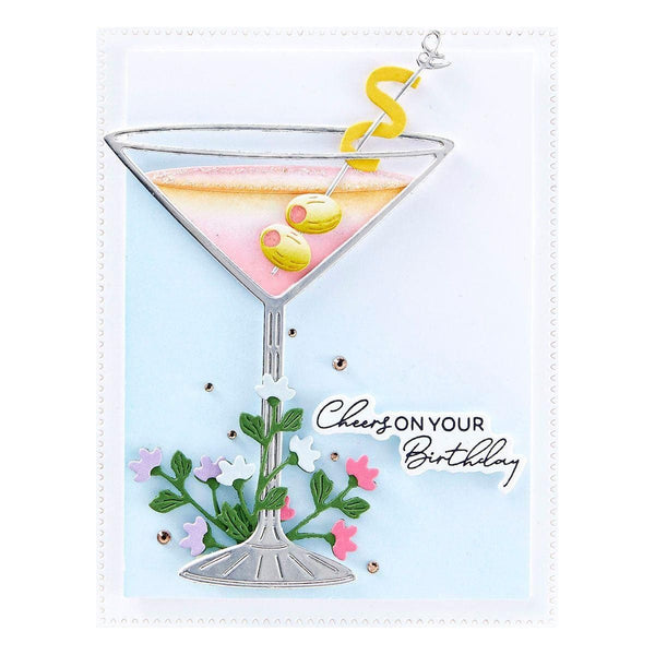 Olive Martinis Etched Dies
