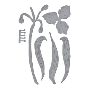 Spiderwort Etched Dies by Susan Tierney-Cockburn