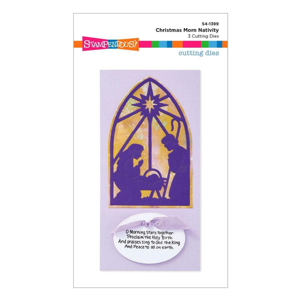 Christmas Morn Nativity Etched Dies by Stampendous