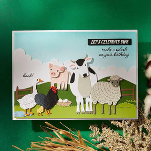 Counting Sheep Clear Stamp & Die Set
