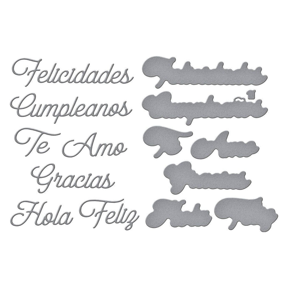 Spanish Everyday Sentiments Etched Dies