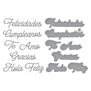 Spanish Everyday Sentiments Etched Dies