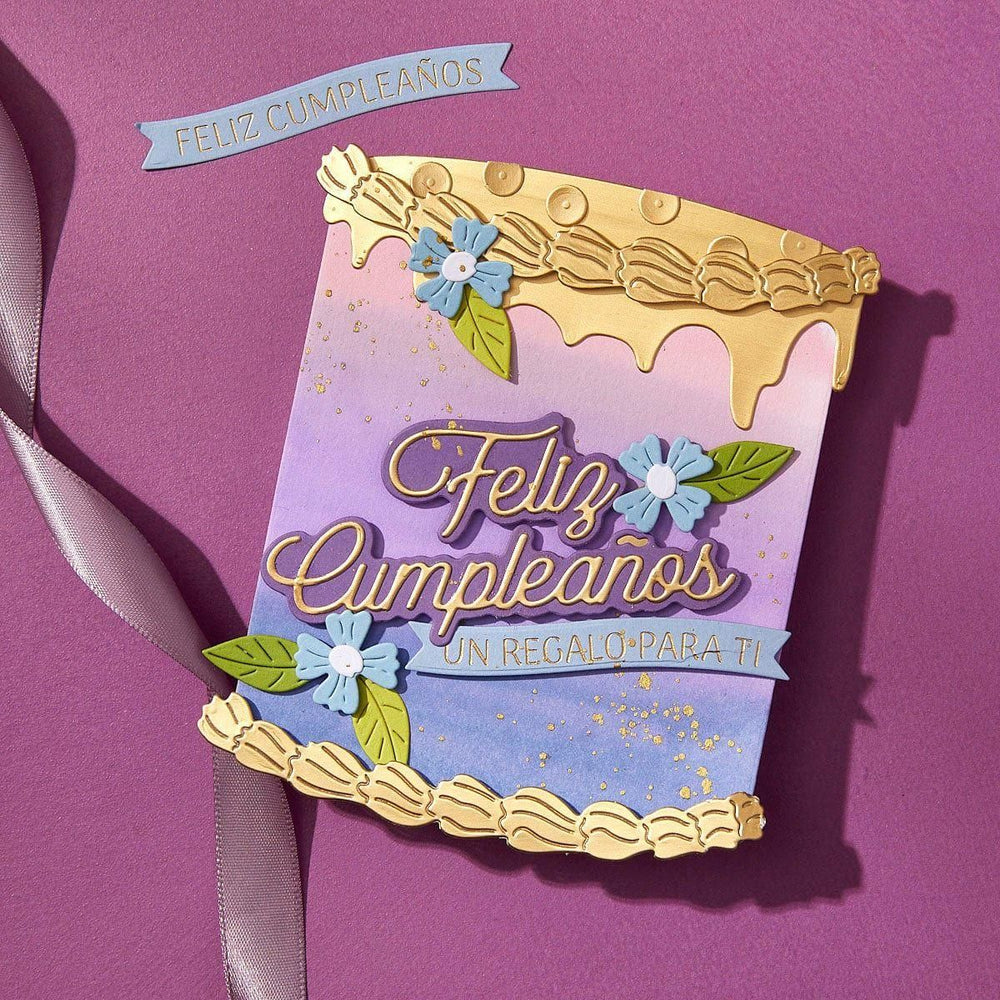 Spanish Sentiments BetterPress Plate & Die Set
