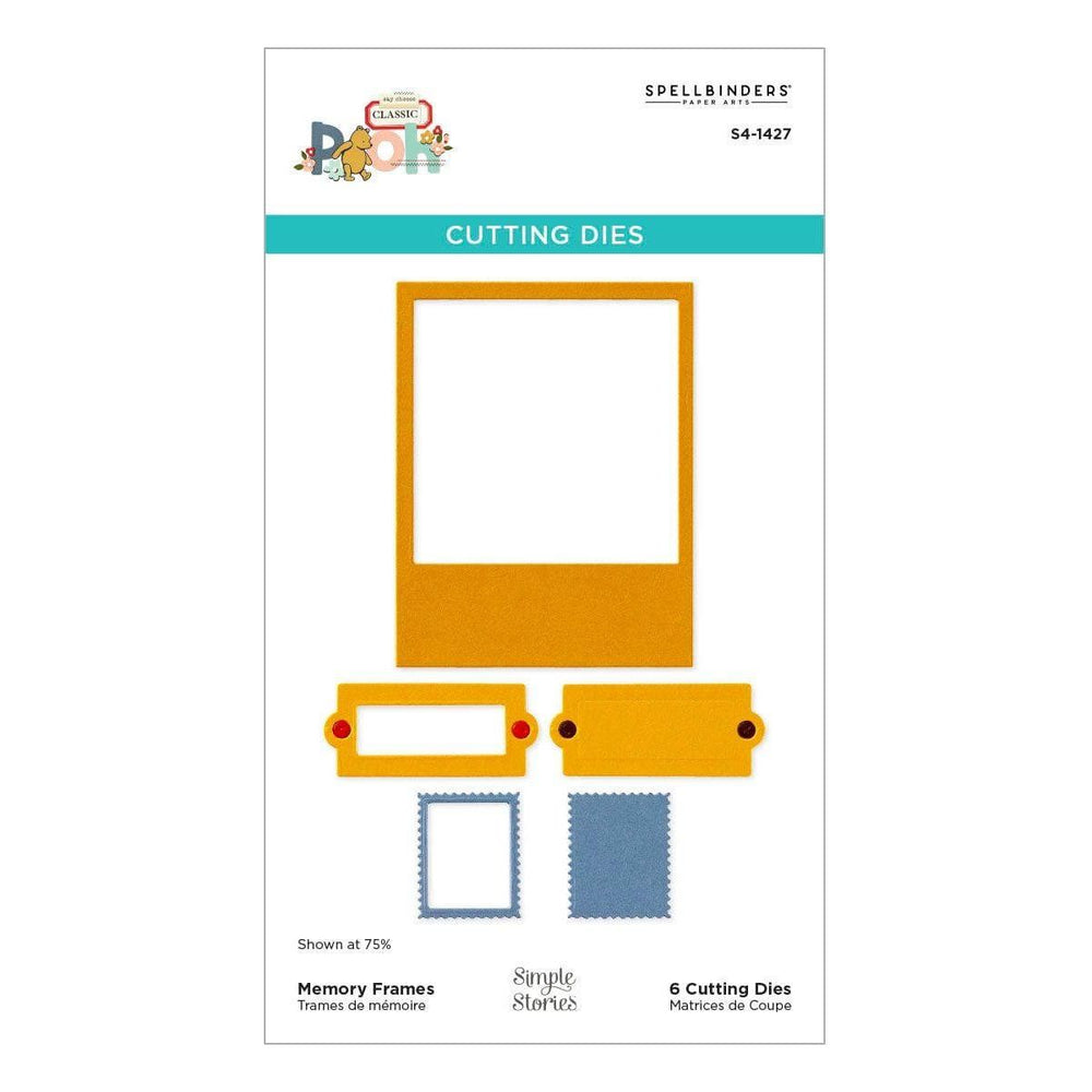 Memory Frames Etched Dies in Collaboration with Simple Stories