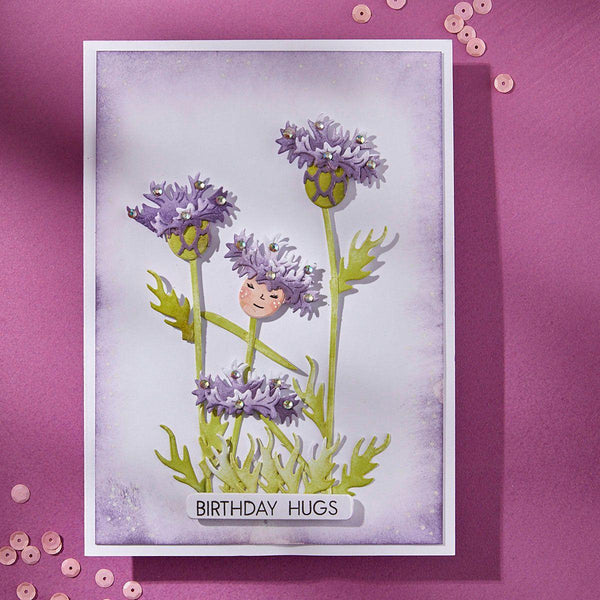 Layered Wildflowers Etched Dies by Lisa Horton