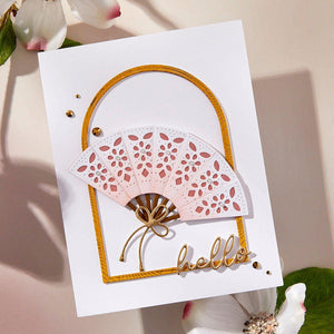 Fan & Bow Etched Dies by Alex Syberia Designs