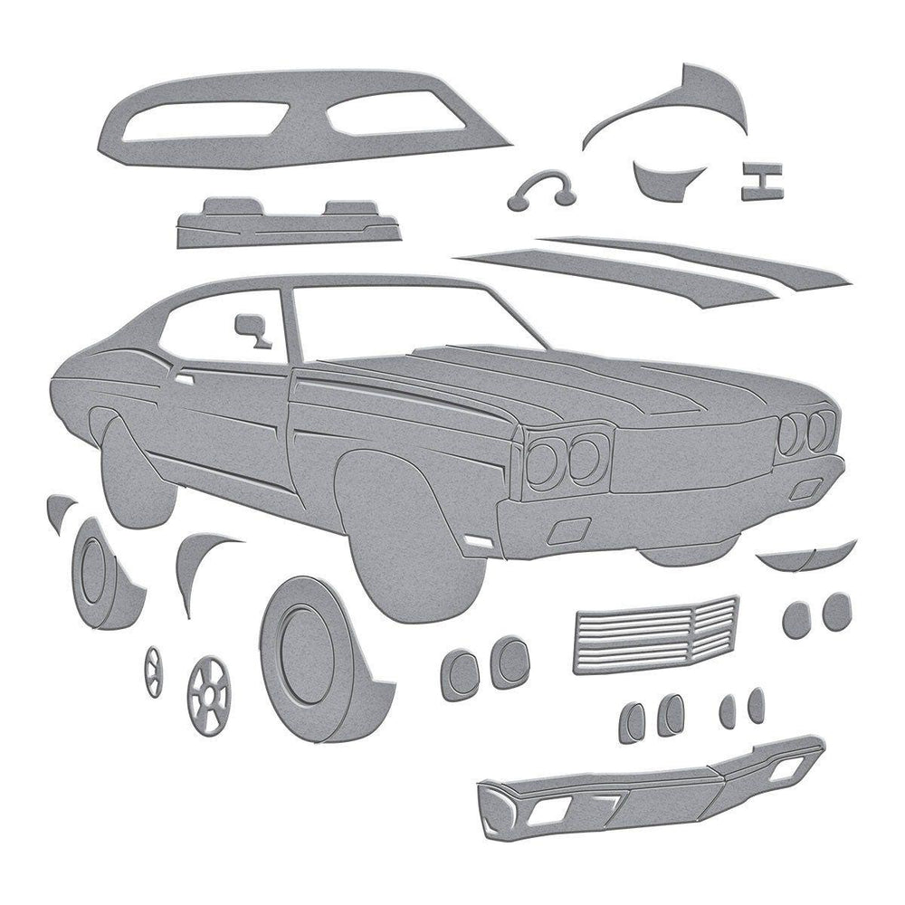 Muscle Car Etched Dies by Mindy Eggen