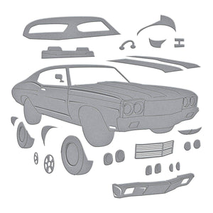 Muscle Car Etched Dies by Mindy Eggen
