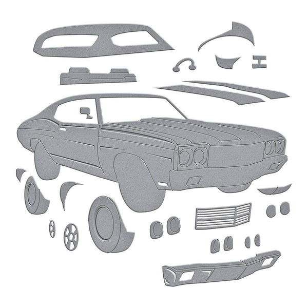Muscle Car Etched Dies by Mindy Eggen
