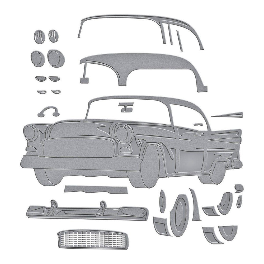 Classic Car Etched Dies by Mindy Eggen