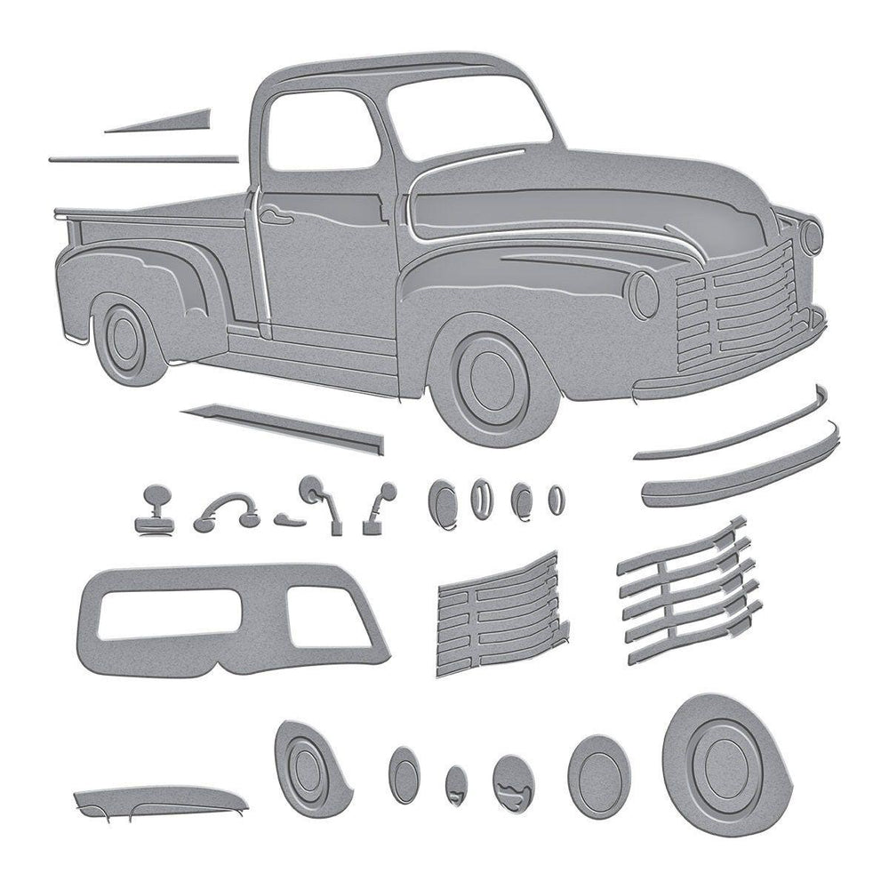 Timeless Truck Etched Dies by Mindy Eggen