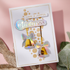 Christmas Sentiments Clear Stamp & Die Set by Lisa Horton