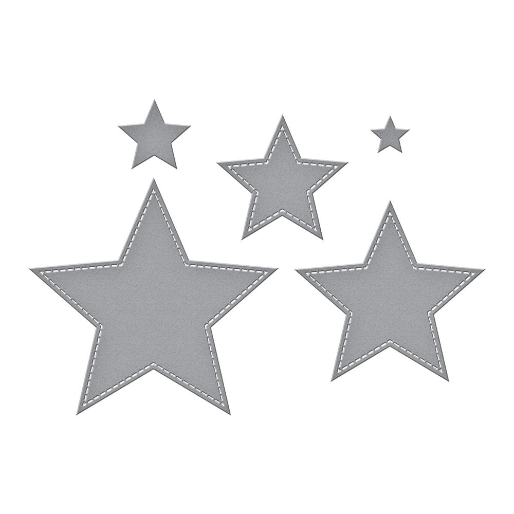 Essential Stars Etched Dies by Lisa Horton