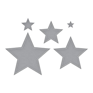 Essential Stars Etched Dies by Lisa Horton