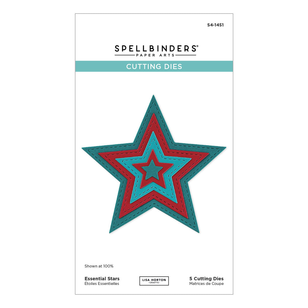 Essential Stars Etched Dies by Lisa Horton