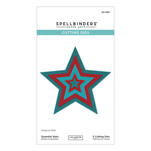 Essential Stars Etched Dies by Lisa Horton