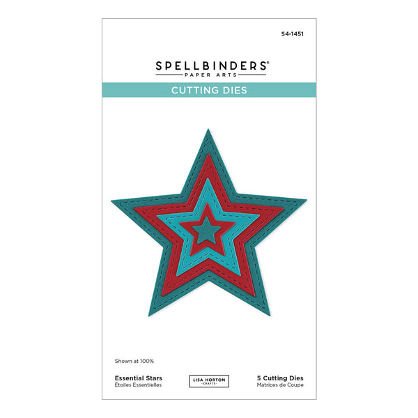 Essential Stars Etched Dies by Lisa Horton