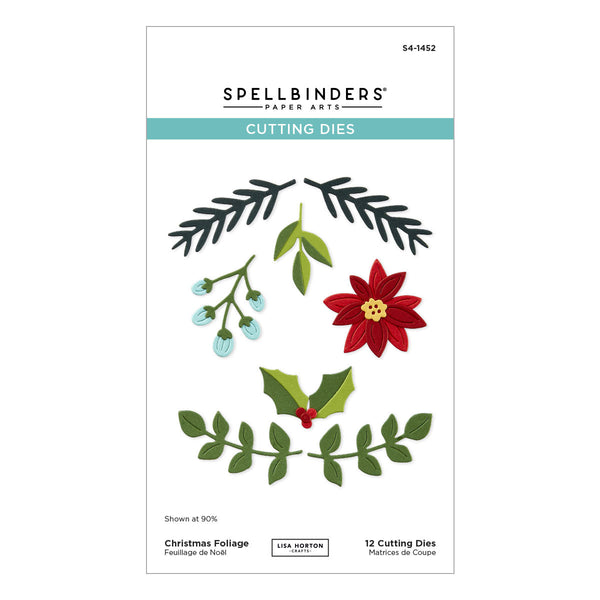 Christmas Foliage Etched Dies by Lisa Horton