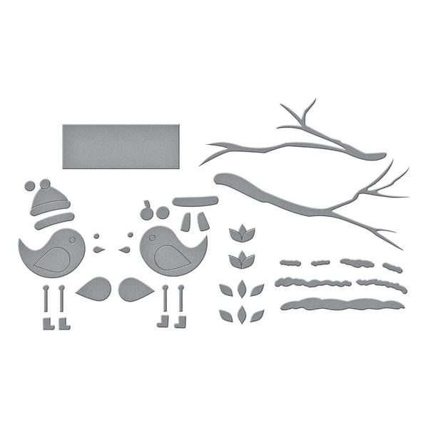Little Birdies Etched Dies by Lisa Horton