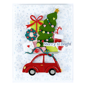 Yuletide Ride Etched Dies