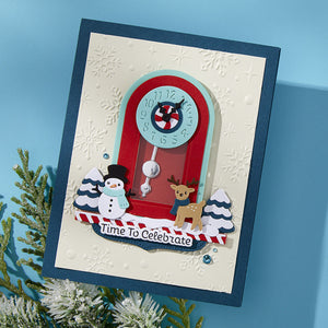 Chiming Christmas Etched Dies