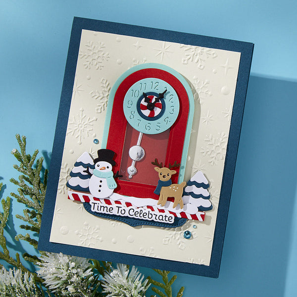 Chiming Christmas Etched Dies