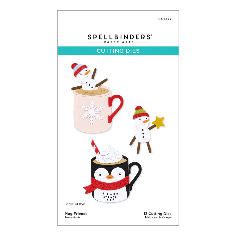 Merry Mugs and Kisses Die, Stamp & Stencil Bundle