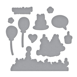 Make a Wish! Clear Stamps & Dies Bundle  by Simple Stories