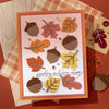 Falling Leaves Etched Dies by Kelly Bangs