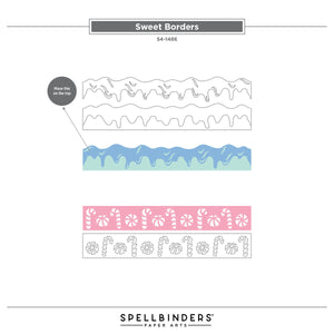 Sweet Borders Etched Dies by Stamperia