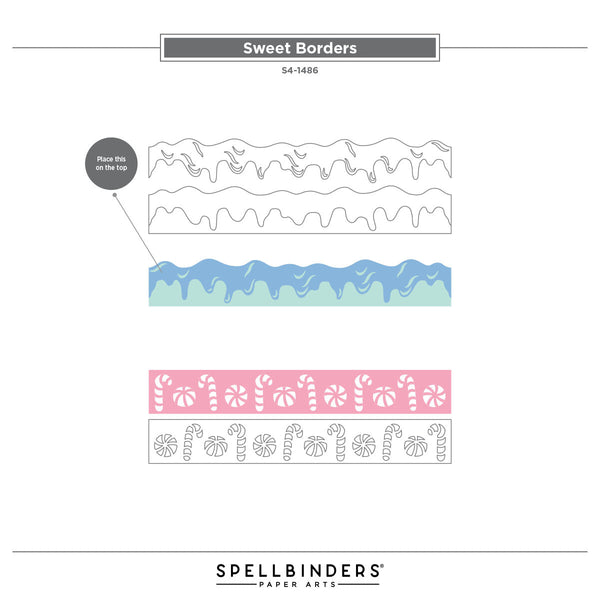 Sweet Borders Etched Dies by Stamperia