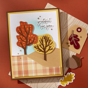 Changing Trees Etched Dies by Kelly Bangs