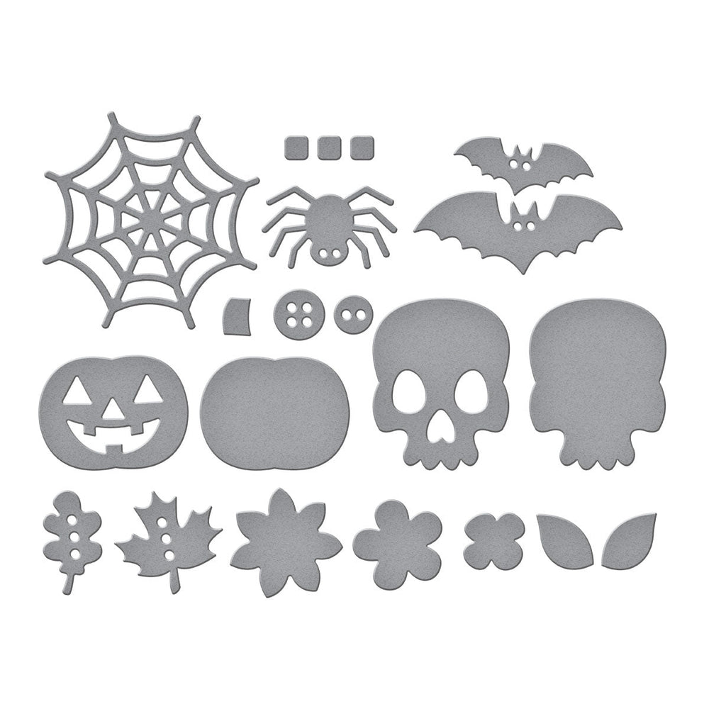 Autumn & Halloween Embellishments Etched Dies by Sandi MacIver