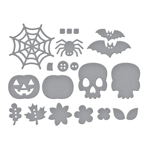 Autumn & Halloween Embellishments Etched Dies by Sandi MacIver
