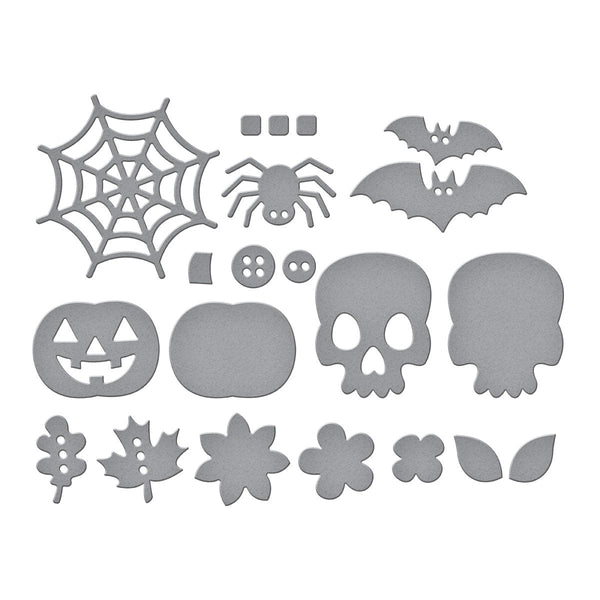 Autumn & Halloween Embellishments Etched Dies by Sandi MacIver