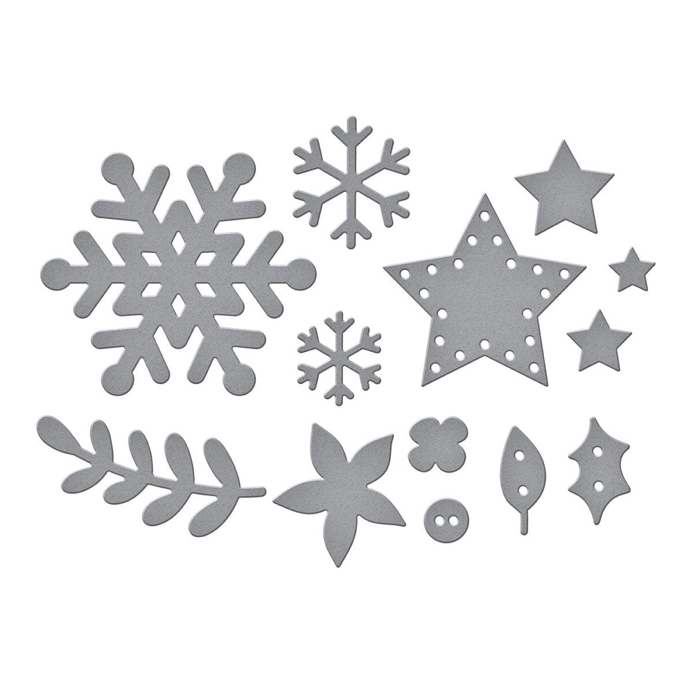 Winter & Christmas Embellishments Etched Dies by Sandi MacIver