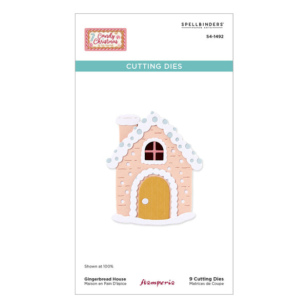 Gingerbread House Etched Dies by Stamperia