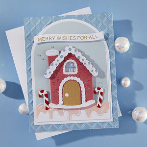 Gingerbread House Etched Dies by Stamperia