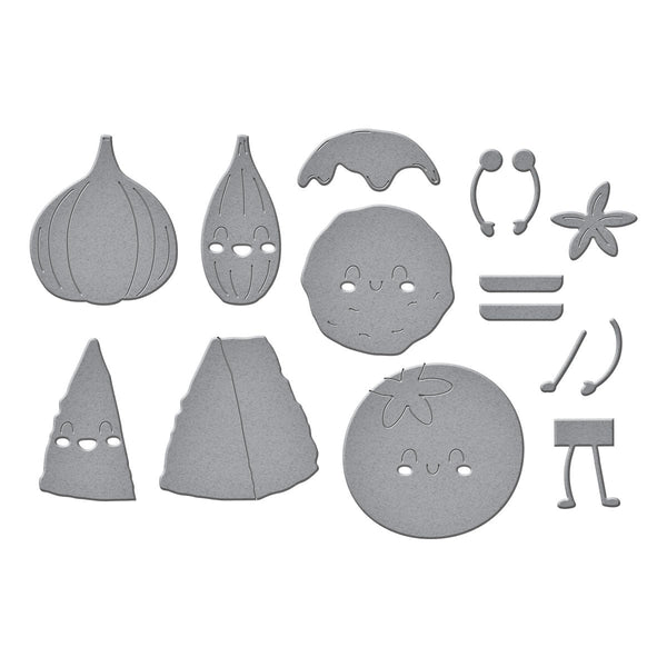 Ingredients Buddies Etched Dies