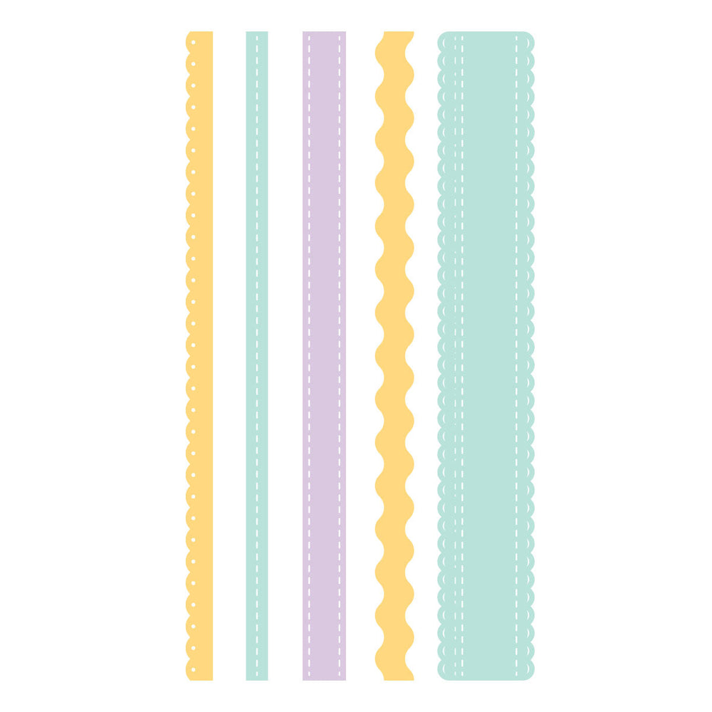 Ribbon & Trim Etched Dies with Simple Stories