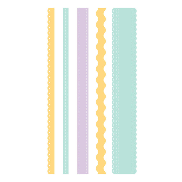 Ribbon & Trim Etched Dies with Simple Stories