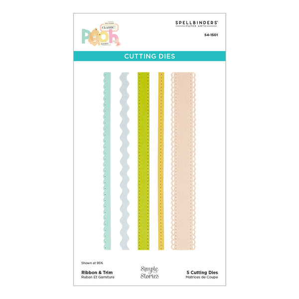Ribbon & Trim Etched Dies with Simple Stories