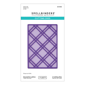 Decorative Lattice Etched Dies by Lisa Horton